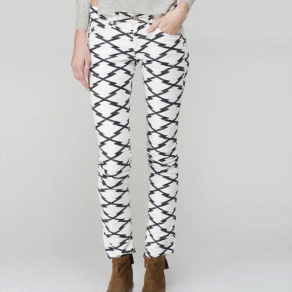 Isabel Marant Etoile Nessa Printed Jeans Size 34